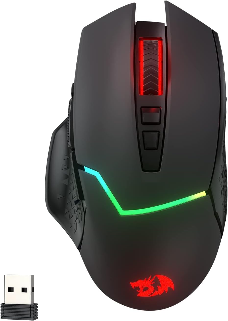 Redragon M690 PRO Wireless Gaming Mouse - 8000 DPI Rapid Fire