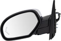 TRQ Left Mirror Drivers Side Compatible with 07-14 Cadillac Chevrolet