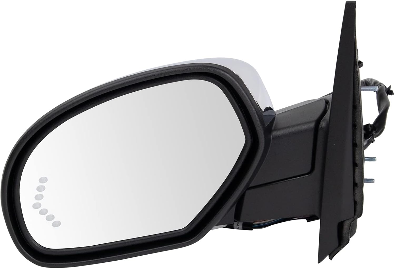 TRQ Left Mirror Drivers Side for 07-14 Cadillac Chevrolet GMC