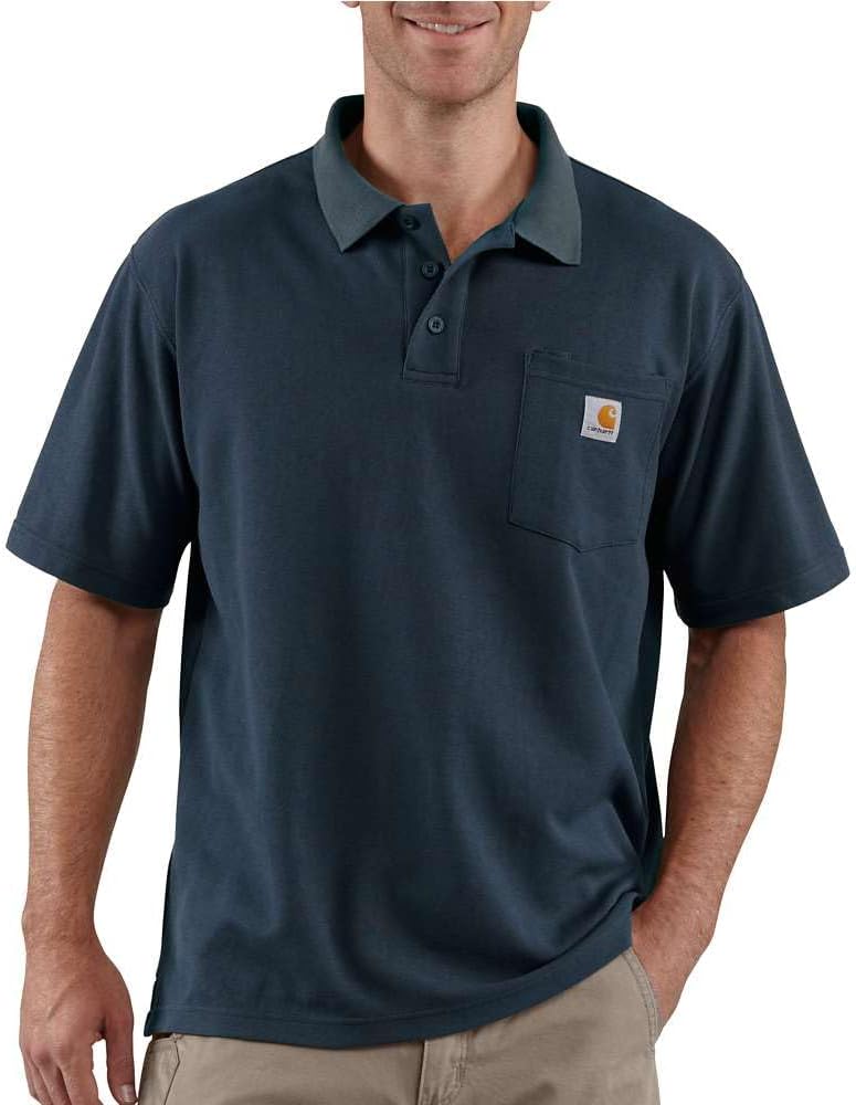 Carhartt Mens Loose Fit Midweight Short-Sleeve Pocket Polo Review