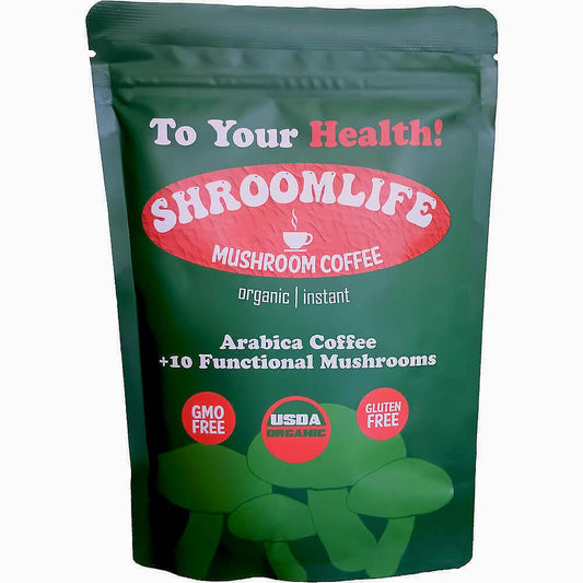 Boost Focus & Immunity with Mushroom Coffee | 10 Mushrooms & Arabica | ShroomLife