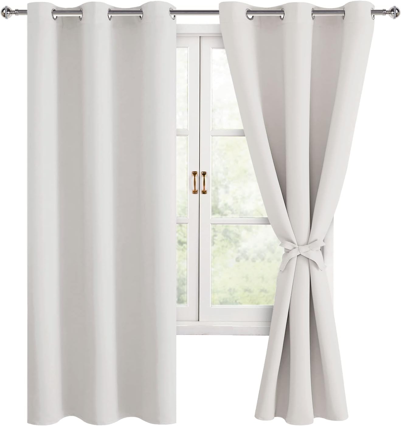 Hiasan Blackout Curtains for Bedroom - Thermal Insulated Panels