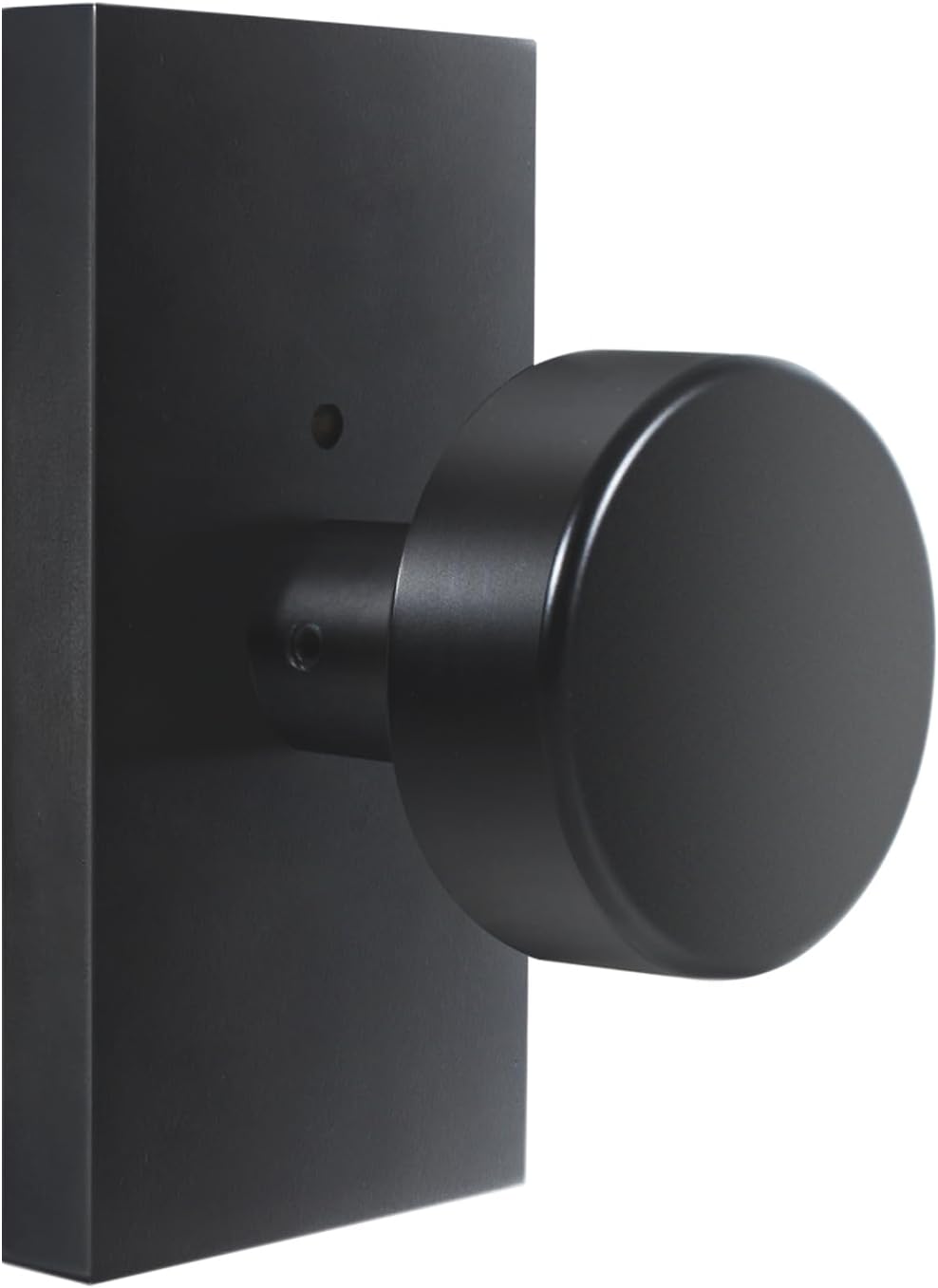Matte Black Door Knobs Interior with Lock for Modern Homes