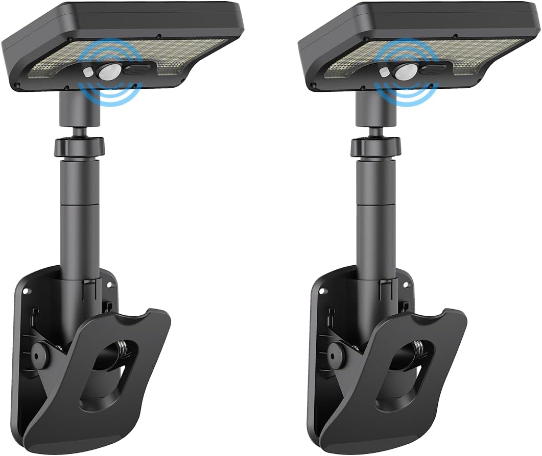 Super Bright 2 Pack Solar Lights Outdoor Waterproof for Any Space