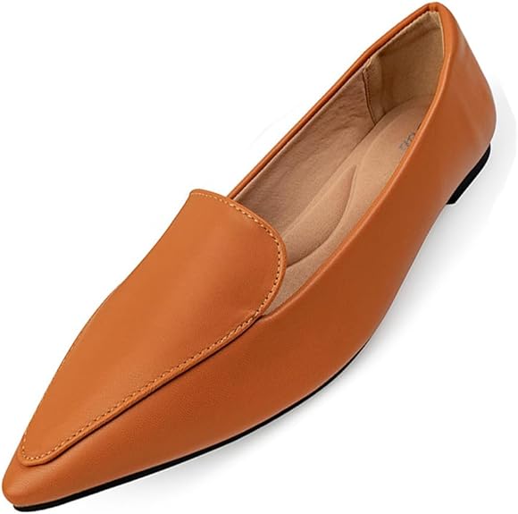 JBB Women's Flats Pointed Toe Ballet Shoes for Comfort and Style