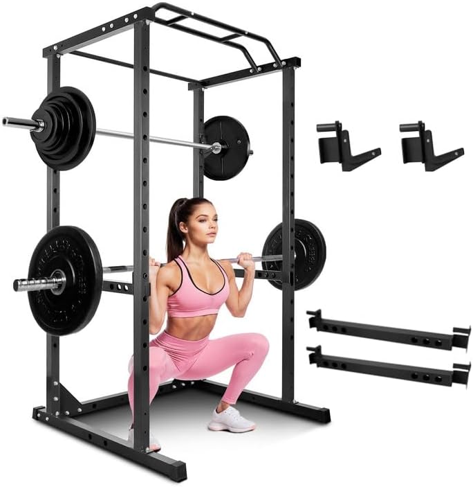 1200 lb Heavy-Duty Power Cage for Home Gym