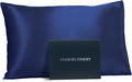 Mulberry Silk Pillowcase 25mm Navy Standard - Cooling, Hair-Save