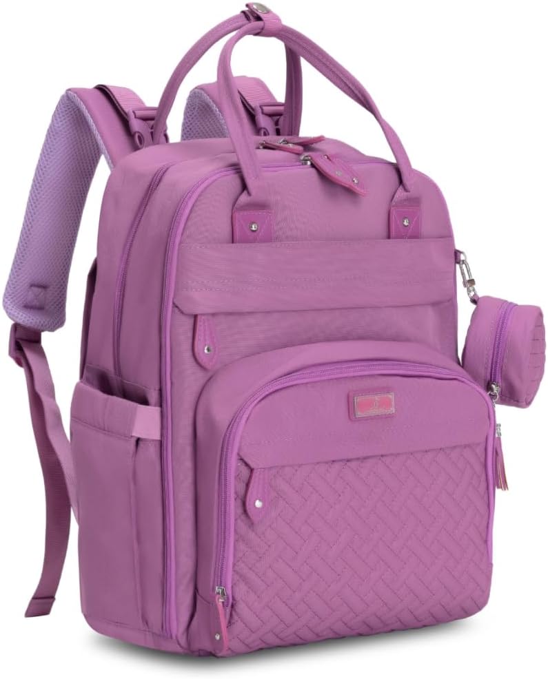 BabbleRoo Diaper Bag Backpack - Multi Function Travel Tote