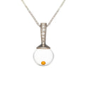 Mustard seed necklace for Women 925 sterling silver - Handcrafted