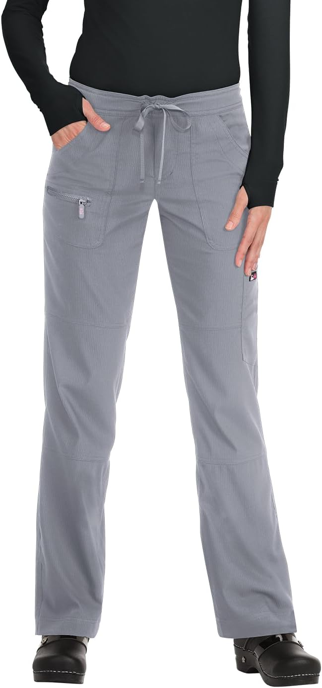 KOI Lite Chessa Womens 6-Pocket Scrub Pant for Comfort