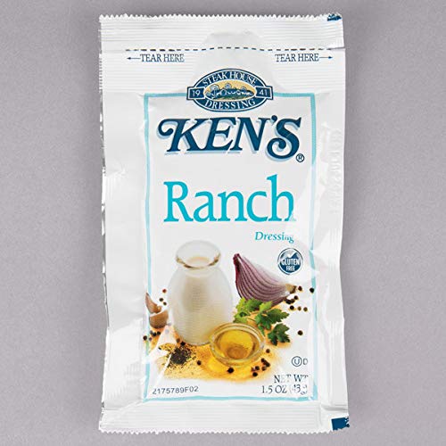 Ken's 1.5 Ounce Ranch Dressing Packets for Perfect Salads