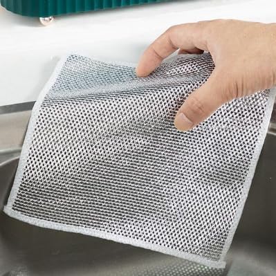 Biaoyun 10 PCS Non-Scratch Wire Dish Rags