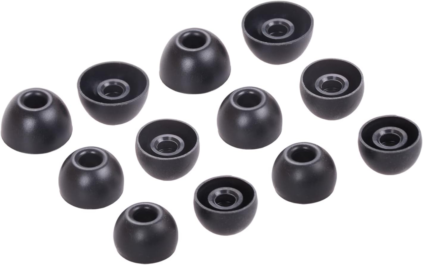 Secure Fit: 6 Pairs Silicone Earbuds for Beats Fit Pro - Black