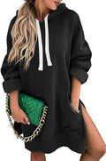 Oversized Hoodie Dress for Women - Comfortable Casual Pullover