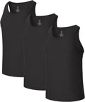 Men's Bamboo Cool Tank Top Undershirts 3 Pack - Moisture Wicking Fit