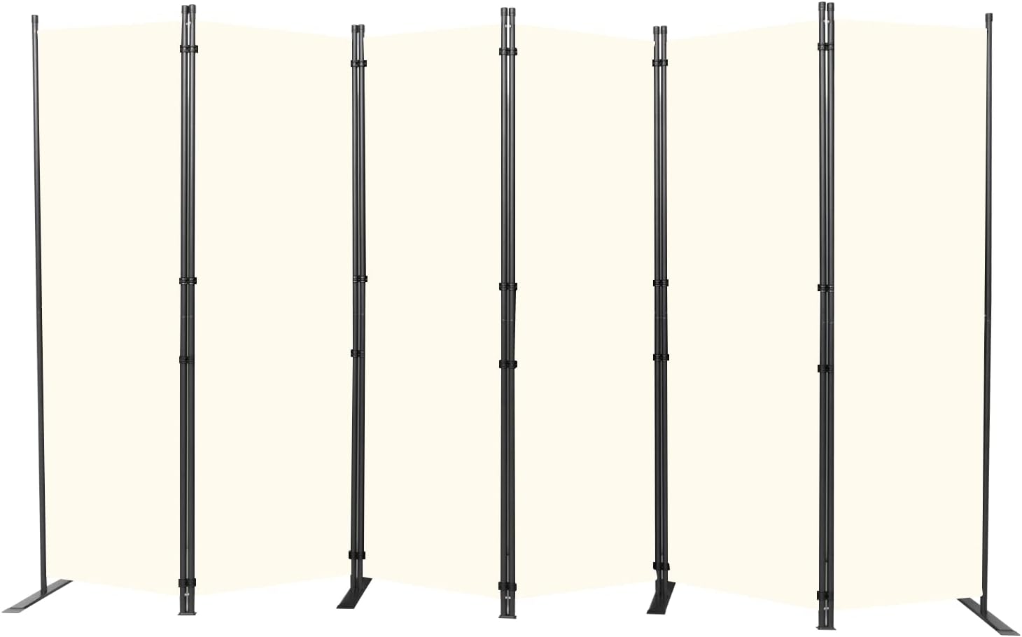Portable Room Divider 6FT Folding Privacy Screen for Spaces