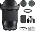Sigma 16mm f/1.4 DC DN Contemporary Lens for Sony E - Wide, Low-Light