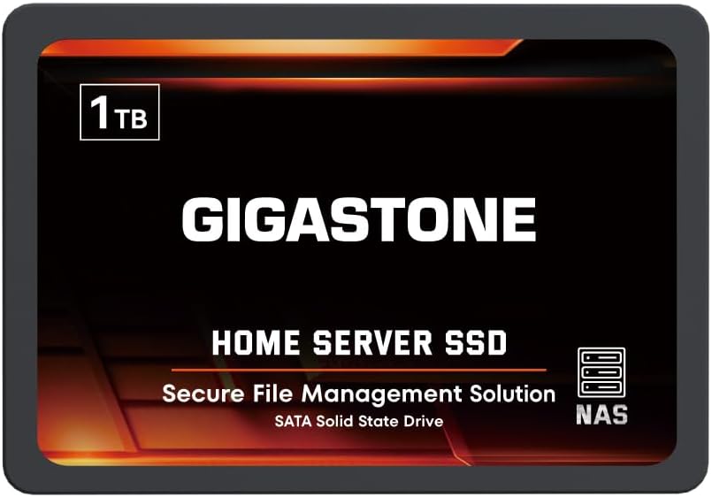 GIGASTONE Home Server SSD 1TB NAS Drive for Reliable Storage
