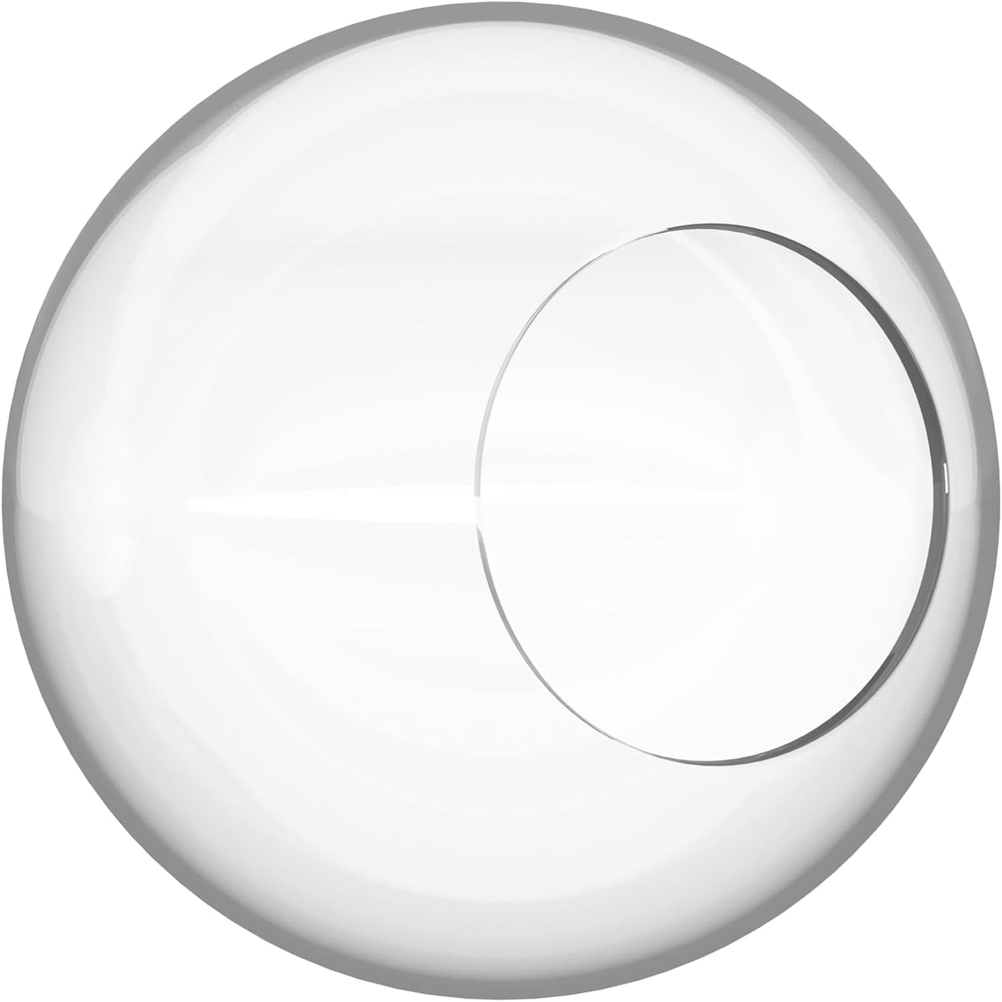 KastLite 12 Inch Clear Acrylic Lamp Post Globe for Lighting Needs