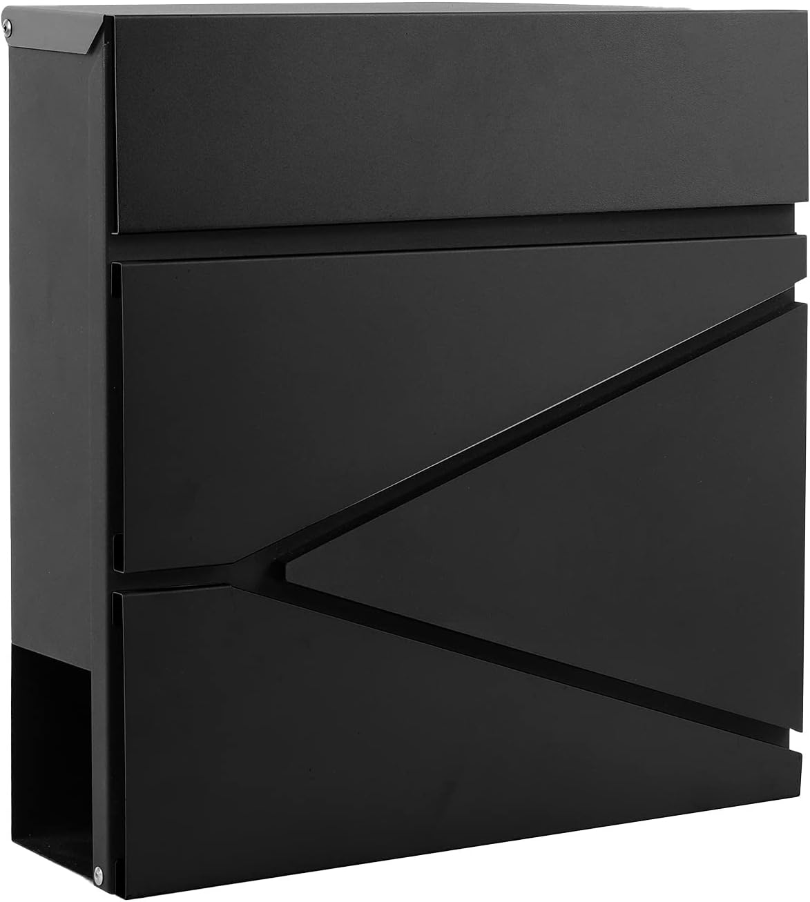 Wall-Mount Mailbox for House Outside - Secure Key Drop Box