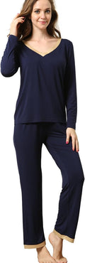 Viscose from Bamboo Women's Pajama Set - Silky, Temperature-Regulating
