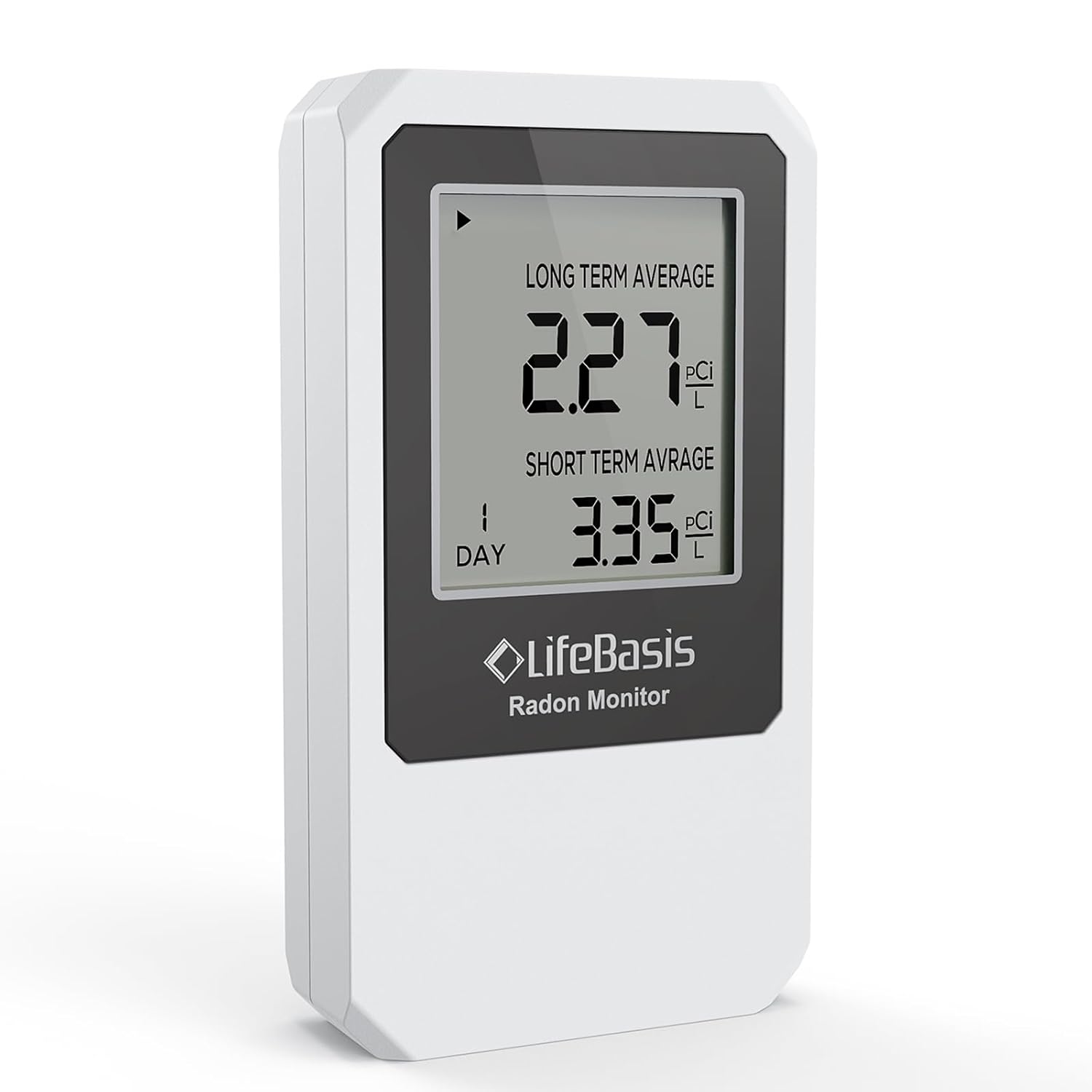 LifeBasis Radon Detector for Home Basement Monitoring