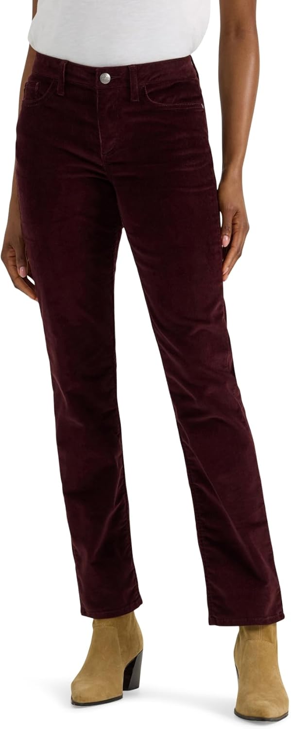 Lee Womens Legendary Mid Rise Straight Leg Jean for Comfort