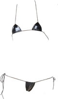 Leather Micro Bikini Extreme Anime Lingerie Set - Bold Cosplay Choice
