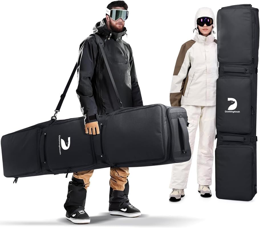 Waterproof Ski Bag with Wheels | Extendable & Durable | DASHINGNOAH