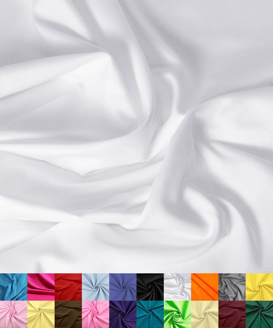 Barcelonetta Poly Cotton Fabric for Sewing - Lightweight Broadcloth