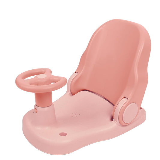 3-Speed Baby Bath Seat, Secure Design, Folding, Pink