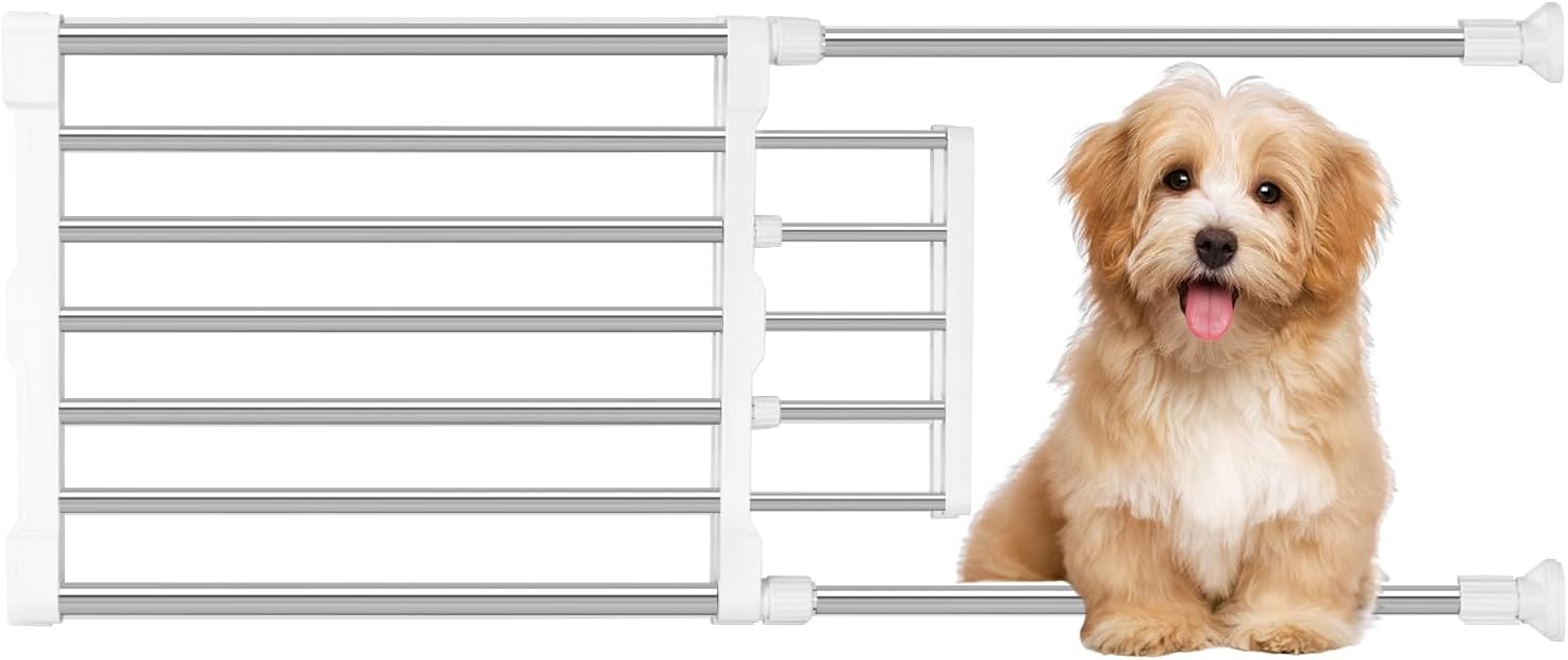 Maerd Short Dog Gates for Doorways - Retractable Puppy Gate