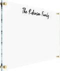 Personalized Family Name Acrylic Wall Calendar 2025 - Reusable Planner