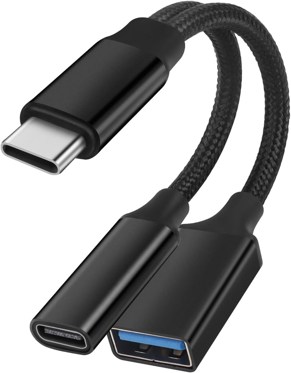 10W USB C OTG Adapter - Fast Charging & Extra Port