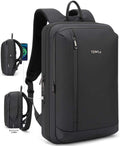 Business Laptop Backpack for Men Slim Waterproof with USB Type C Port