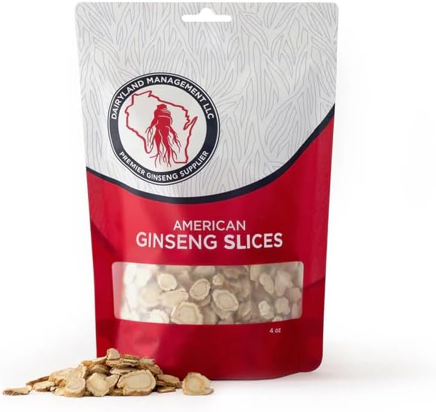 Premium Dairyland American Ginseng Slices for Health Boost