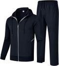 Gopune Men's Tracksuit 2 Pieces Set for Athletic Comfort