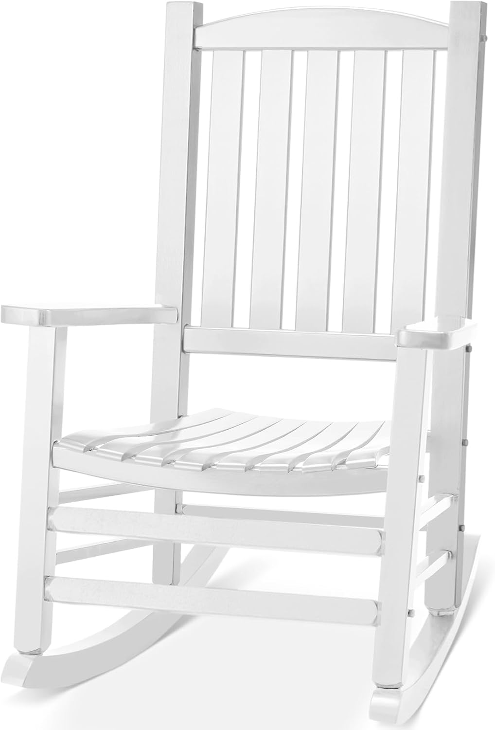 Wood Outside Rocking Chair for Patio, Lawn, and Garden Use