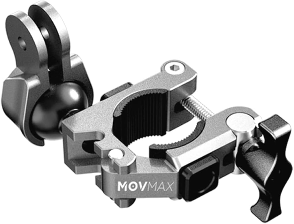 MOVMAX Tube Clamp Mount with 360 Ball Head for Dynamic Shots