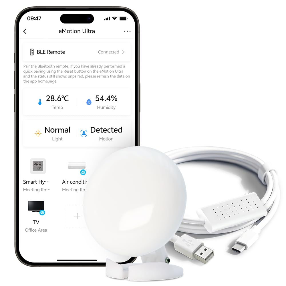 eMotion Ultra 60GHz mmWave Radar WiFi Smart Presence Sensor