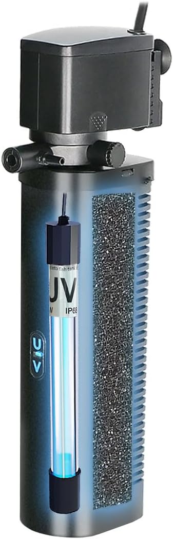 COOSPIDER Aquarium Filter for 20-75 Gal Tank, Crystal Clear Water