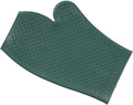Tough 1 Hunter Green Rubber Grooming Gloves - Gentle & Effective