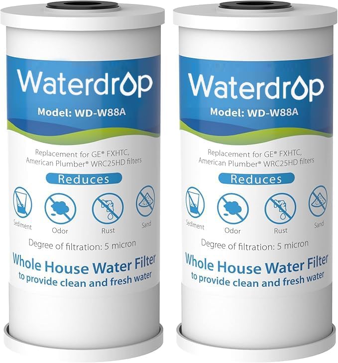 Waterdrop FXHTC Whole House Carbon Water Filter for Clean Water