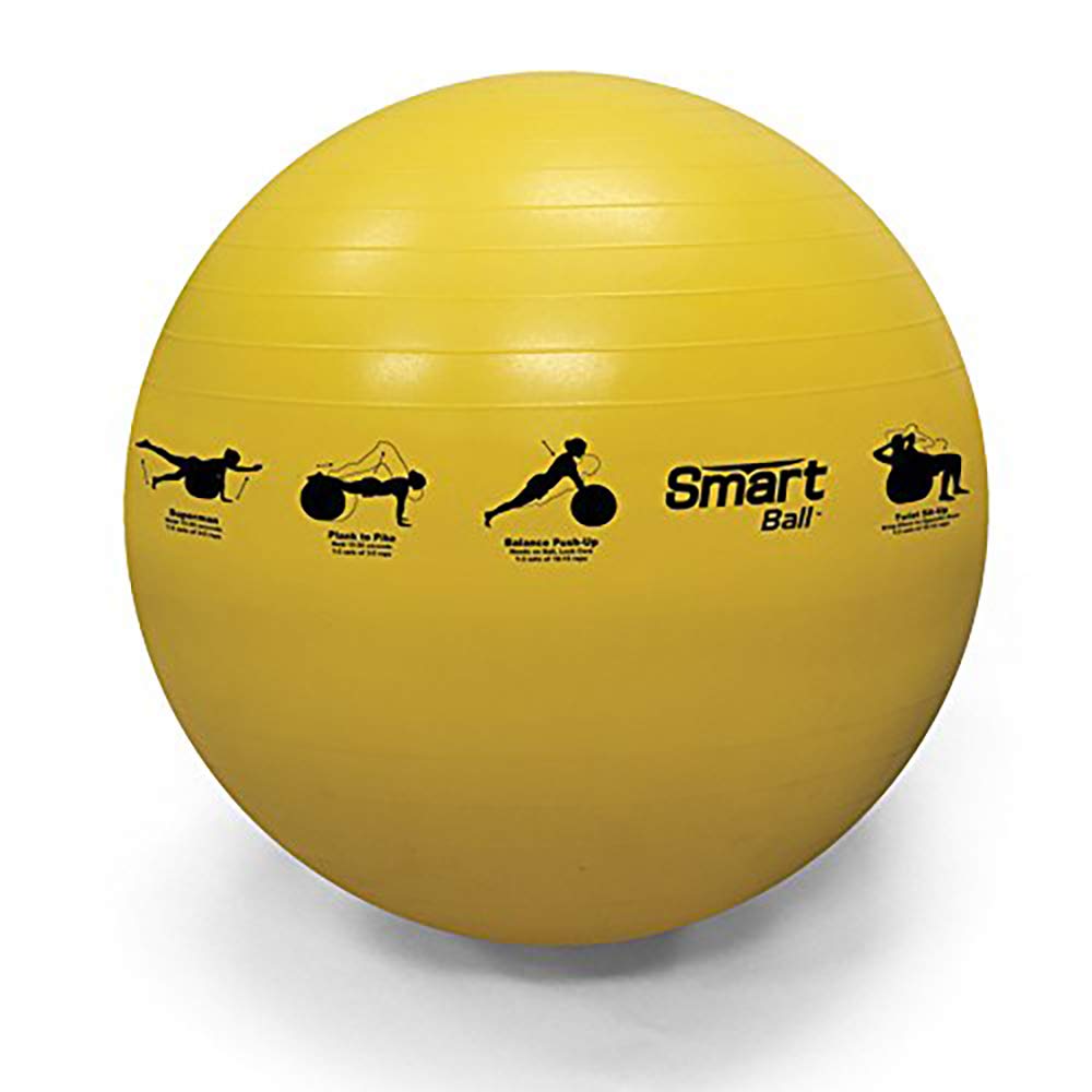Prism Fitness 55cm Smart Stability Ball: Yellow | Core Strength Boost