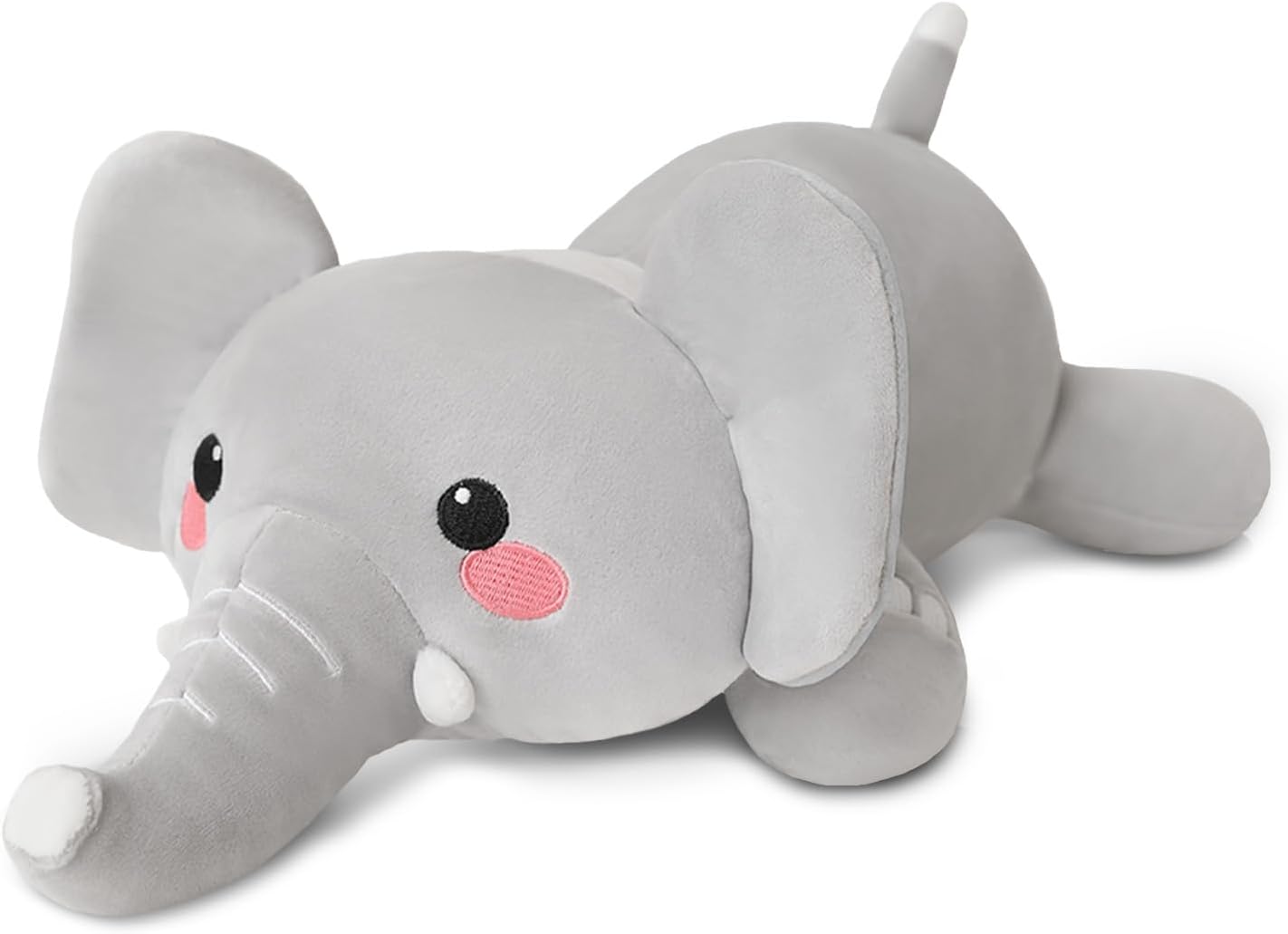 Weighted Stuffed Elephant Toy for Comfort and Joyful Moments