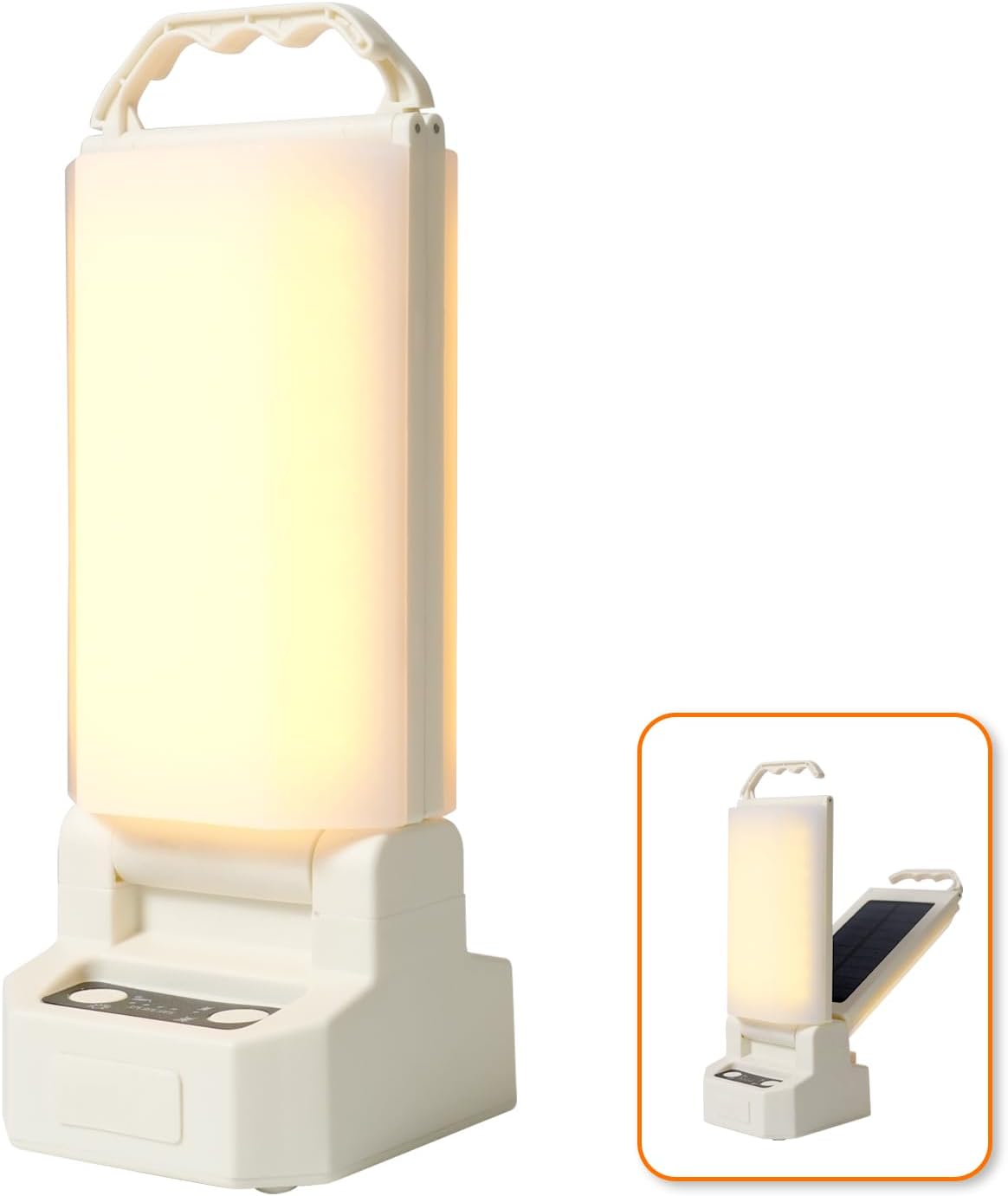 Heromind Solar Camping Lantern - Adjustable Brightness & Color Temp!