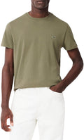 Mens Crew Neck Pima Cotton Regular Fit T-Shirt - Classic