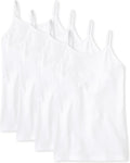 Girls Basic Camisole 4 Pack - Soft Cotton Staple Children's