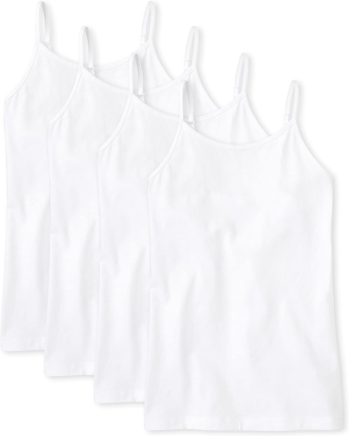 The Children's Place Girls Basic Camisole 4 Pack for Comfort