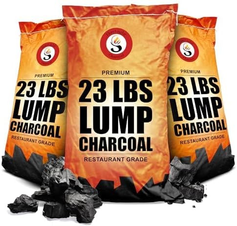 Sunlight Charcoal Jumbo Lump Coals for BBQ & Smoking - 69 lbs